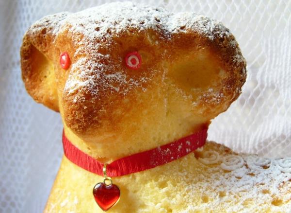 Pääsiäisen lampaan reseptikakku tomusokeria sydän