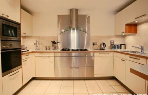p-muotoinen keittiö moderni moderni lumoava keittiökalusteet