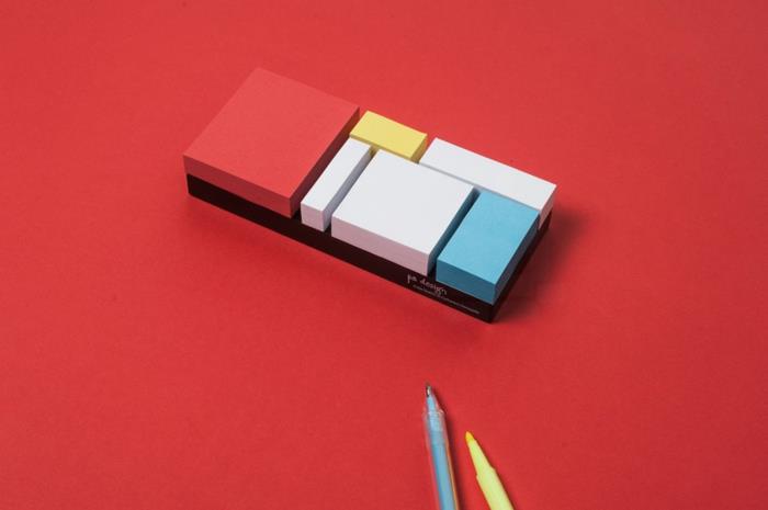 pa design toimistotarvikkeet monde riant mondrian denoyelle assia quetin