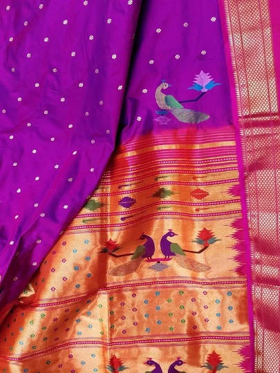 Påfugl Paithani Saree