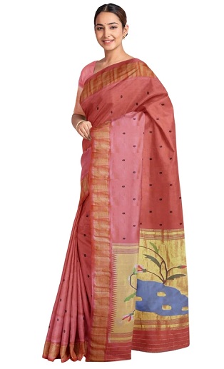 Bomuld Paithani Saree