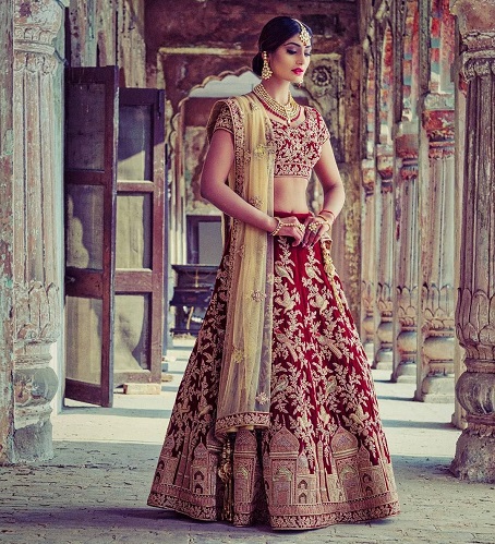 Pakistanske Anarkali Lehenga