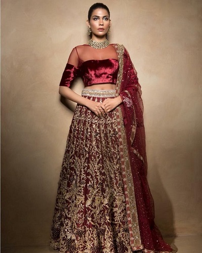 Brude Lehenga pakistansk