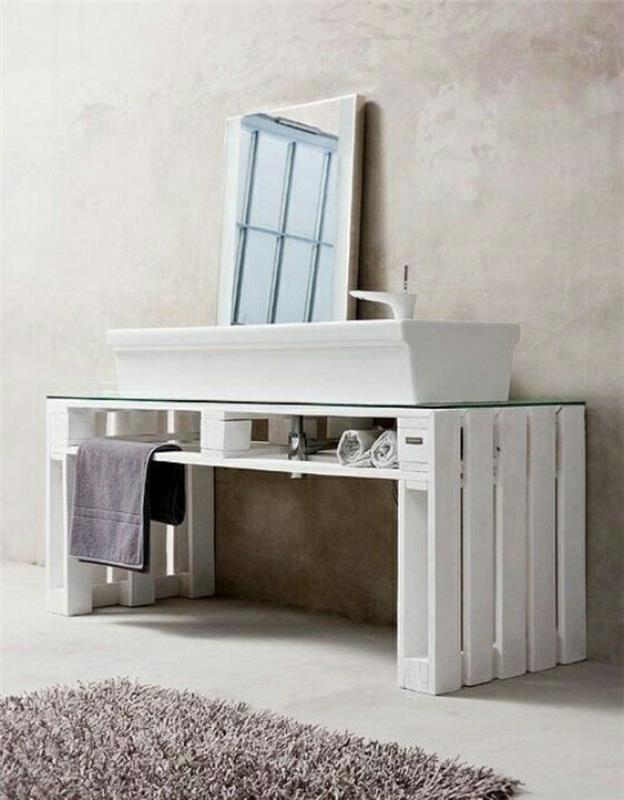 lavat diy huonekalut kylpyhuone kalusteet hyllyt minimalistinen