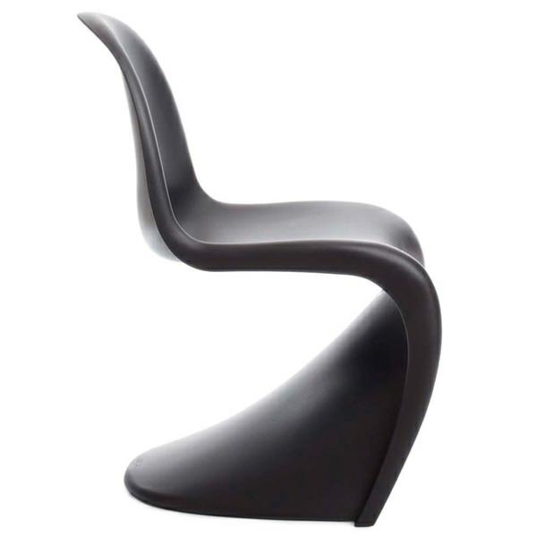 panton -tuoli mustat suunnittelijatuolit tanskalaiset design -huonekalut