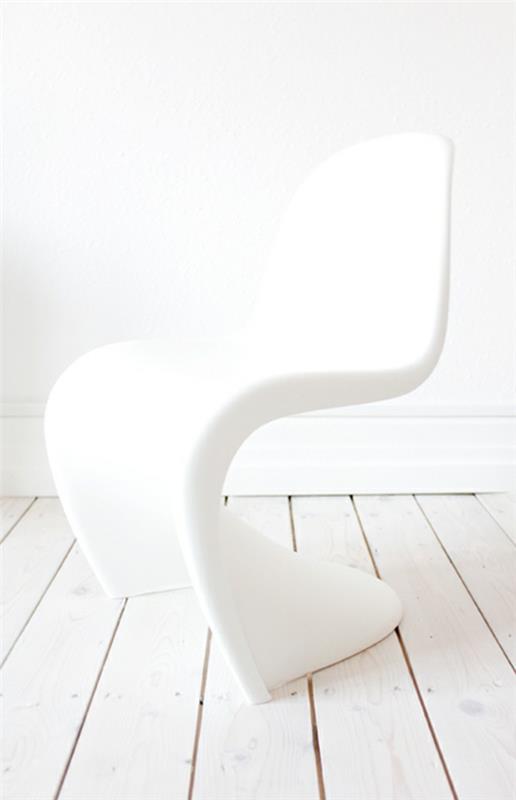 panton tuoli valkoiset suunnittelijatuolit verner panton