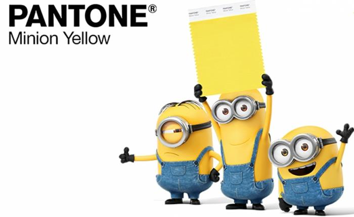 pantone värit trendi värit keltainen minion puvut