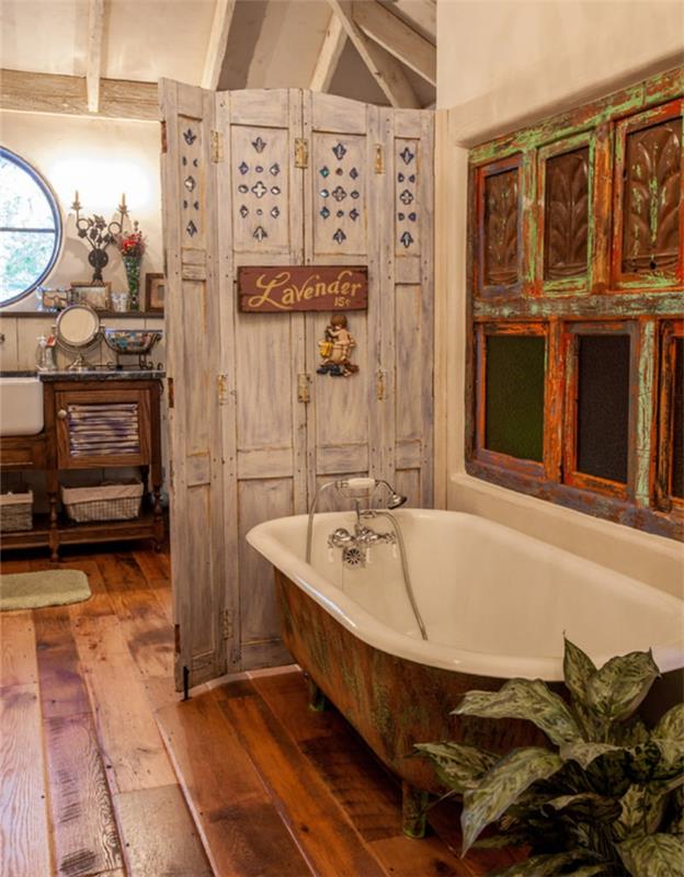 näytöt diy ideat huonejakajat vintage kylpyhuone limaonagua