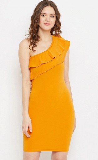 One Shoulder Bodycon festkjoler