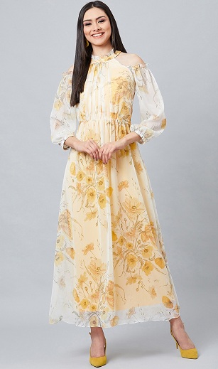 Cold Shoulder Wedding Party Kjoler