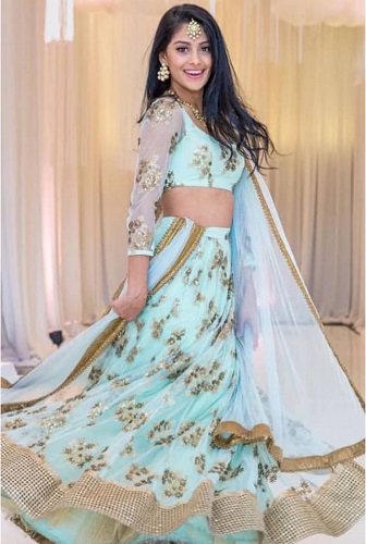 Georgette Party Wear Lehenga Choli