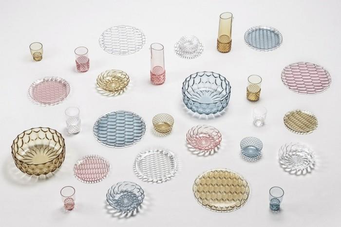 juhla -astiat värikäs muovi pmma innovatiivinen materiaali lautaset kulhot maljakot