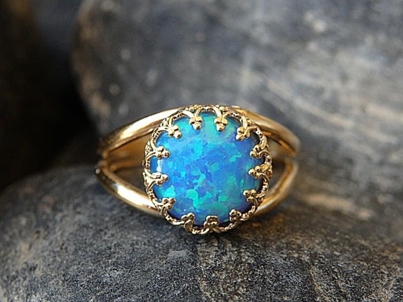 Vastaavat jalokivet Zodiac Cancer Opal Ring