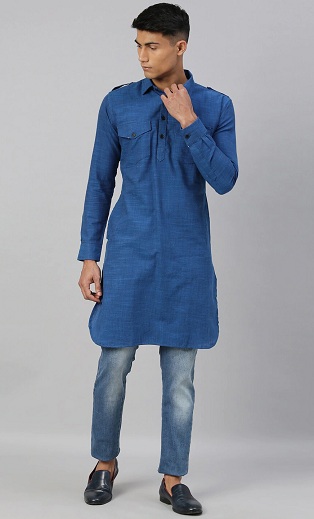 Pathani Kurta med jeans