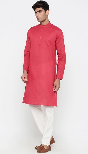 Pink Pathani Kurta Pyjama