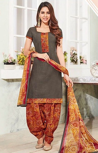 Bomuld Patiala Salwar Suit