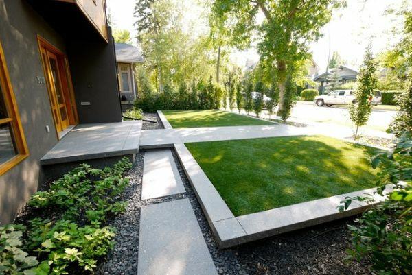 patio ideoita etupiha tehdä pieni puutarha
