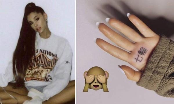 kiusallinen tatuointi ariana grande