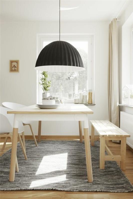kattovalaisimet ruokasali skandinaavinen design huonekalut puu