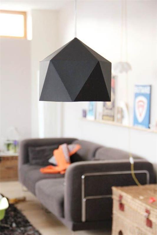 Riippuvalaisimet paperivalot geometriset kuviot