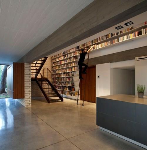 täydellinen sisustus kirjaston katotikkaat minimalistinen sisustus