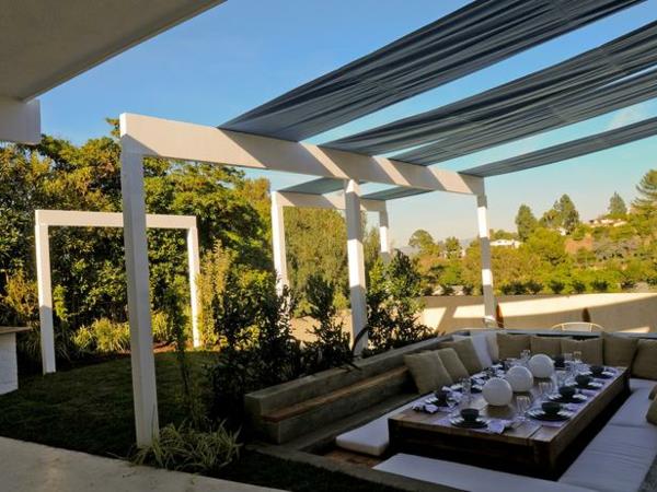 Rakenna oma pergola -verho -katto