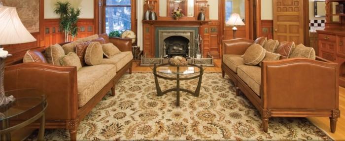 Persialaiset matot olohuoneen matto kukkakuvio