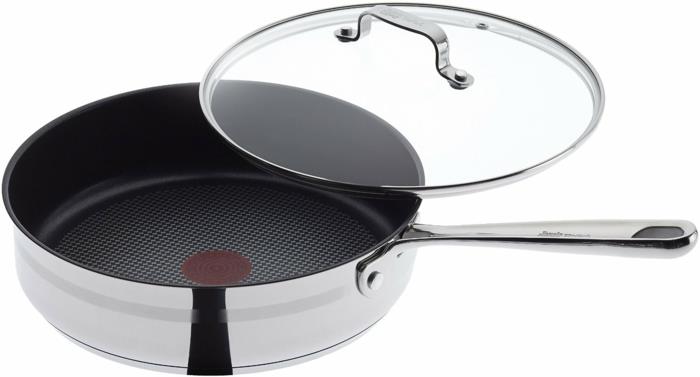 osta pannu tefal jamie oliver ruostumattomasta teräksestä valmistetun pannun kansi