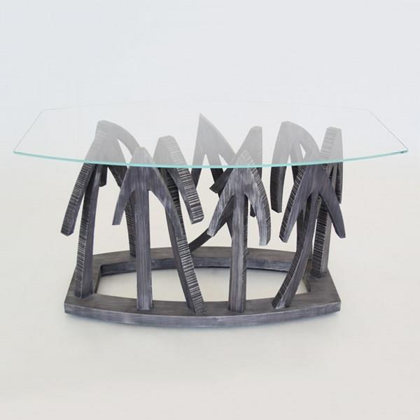 pfeil -pöytäjalusta alkuperäinen puinen pöytälevy art deco -pöytä olohuoneeseen