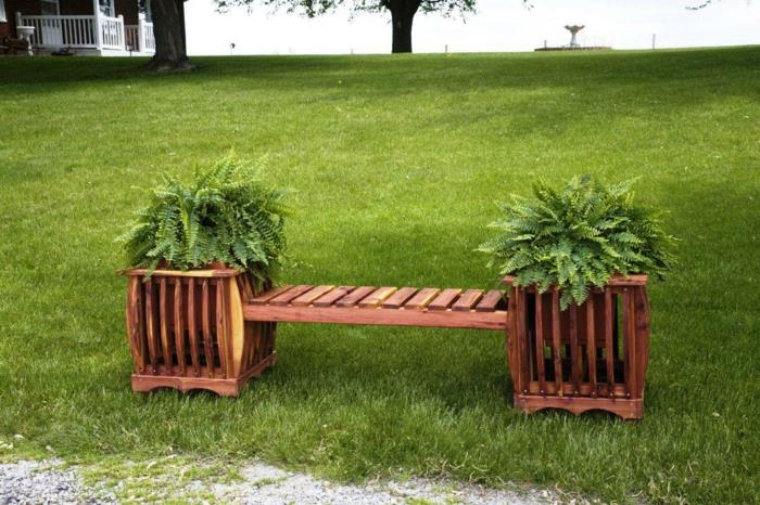puinen istutuslaatikko puutarhapenkin suunnittelu
