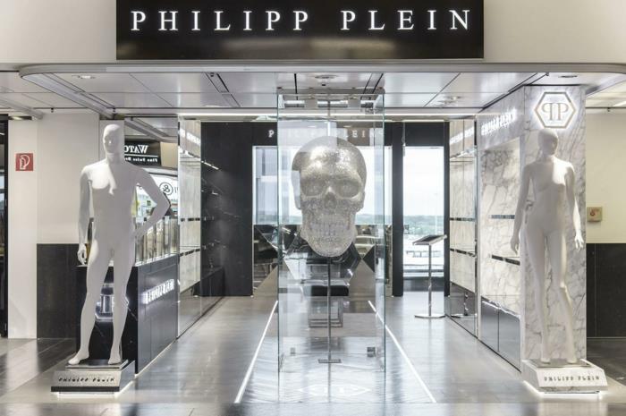 philipp plein outlet -myymälän pääkallot