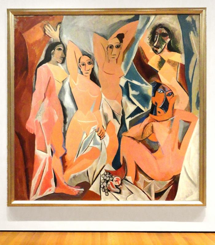 picasso Les demoiselles d’Avignon kubismi