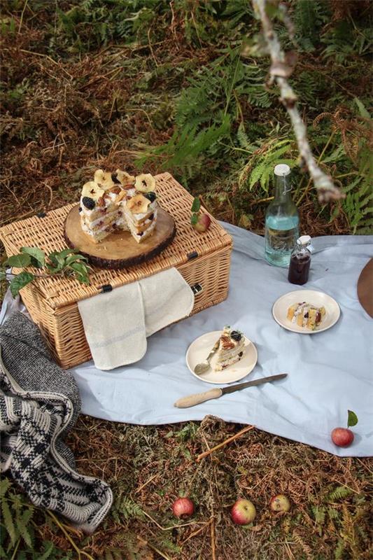 ideoita piknikille korin kanssa