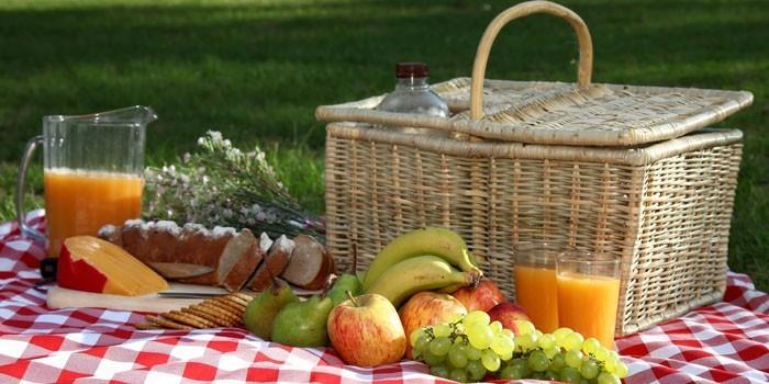 piknik -ideoita reseptejä vapaa -ajan suunnittelu kevyitä aterioita