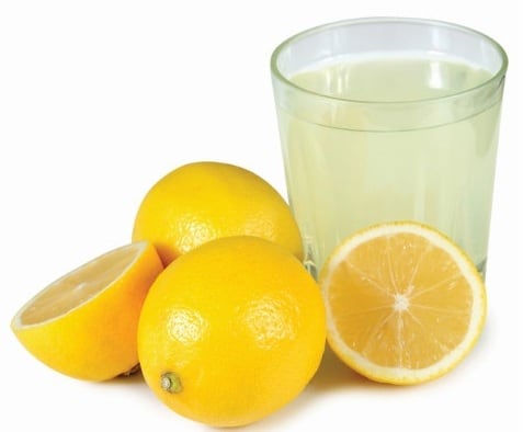 Citronsaft til næsebumser