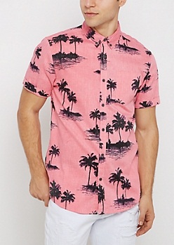 Button Up herretrøje