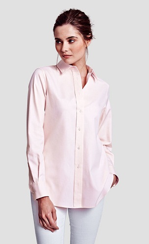 Oxford pink damer skjorter