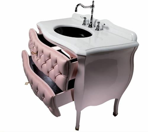 vaaleanpunainen turhamaisuus design vaaleanpunainen laatikon turhamaisuusallas