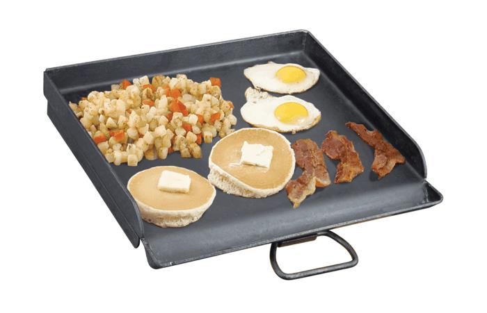plancha grilli liha kala vihannekset munat