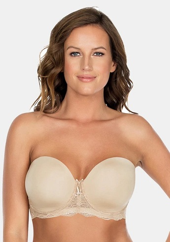 Plus size stropløs bh