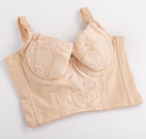 Longline Plus Size melltartó
