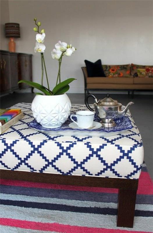 pehmustetut huonekalut suunnittelee eläviä kuvioita pehmeät tekstiilit sohvapöytä