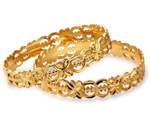 Gyldne metal armbånd