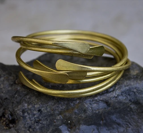 Messing metal armbånd