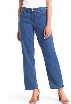 Jeans med brede ben til kvinder