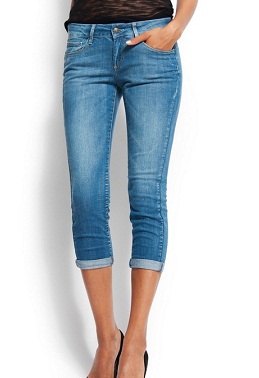 Capri jeans til damer