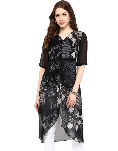 Trykt Tulip Kurti