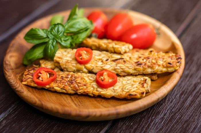 probiootti ruoka probiootit tempeh paistettu