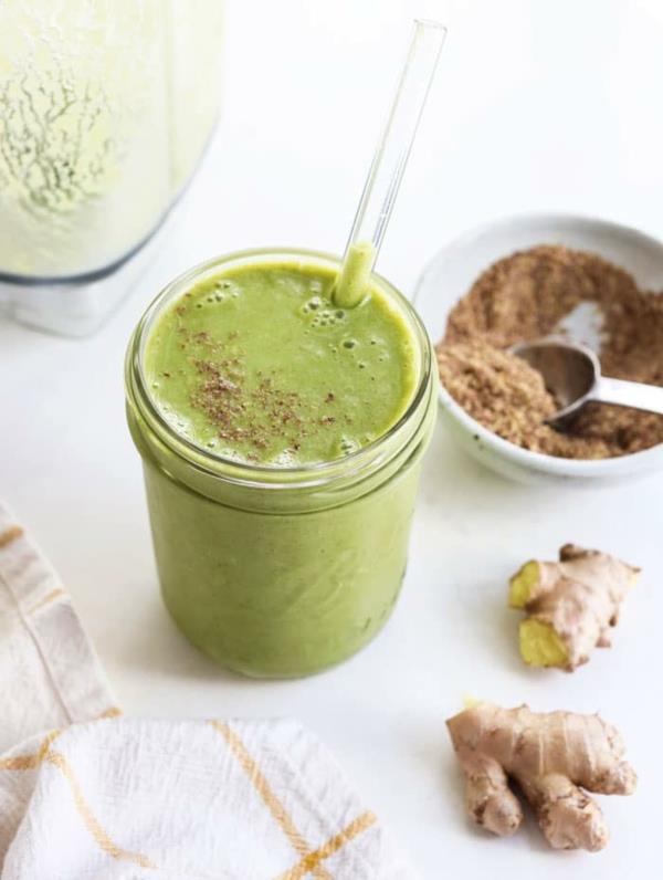 Pseudo-grain flaxseed smoothie resepti