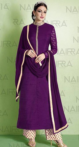 Lilla Salwar Kameez - Achkan Style